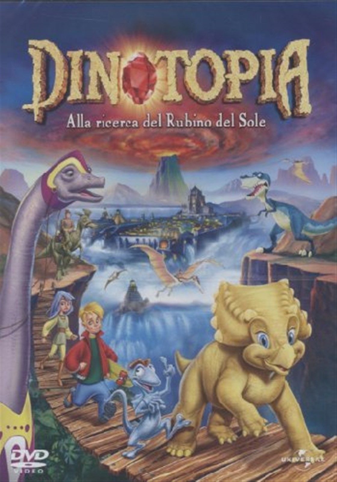 FILM DVD - DINOTOPIA ALLA RICERCA DEL RUBINO DEL SOLE - Nuovo!!