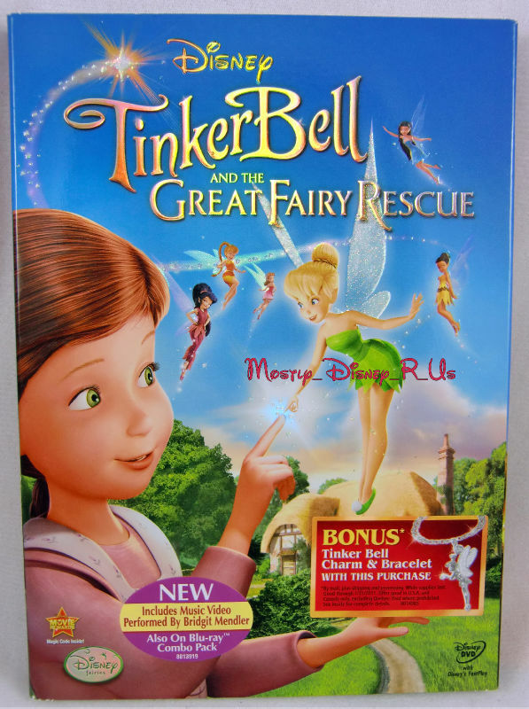 Nuovo Disney Tinkerbell Great Fairy Rescue DVD Film Tink