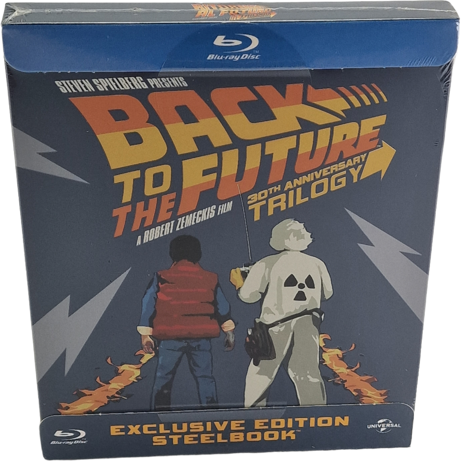 Ritorno Il Futuro: La Trilogy 3 X Blu-Ray Steelbook 2015 Limitata Zona Libera