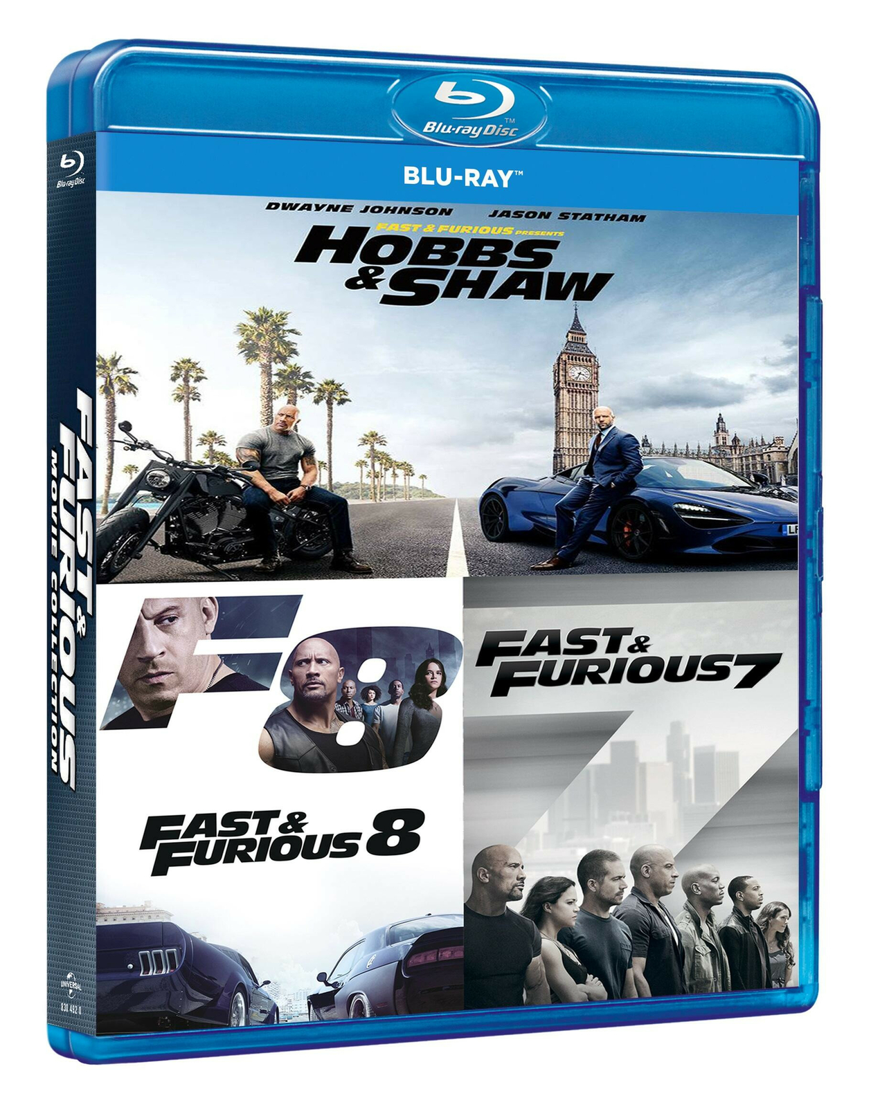 Fast and Furious - Hobbs And Shaw Collection (3 Blu Ray)