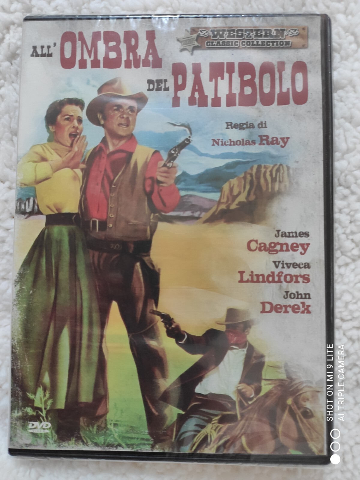 Dvd  ALL'OMBRA DEL PATIBOLO  Nicholas Ray  James Cagney   ****NUOVO