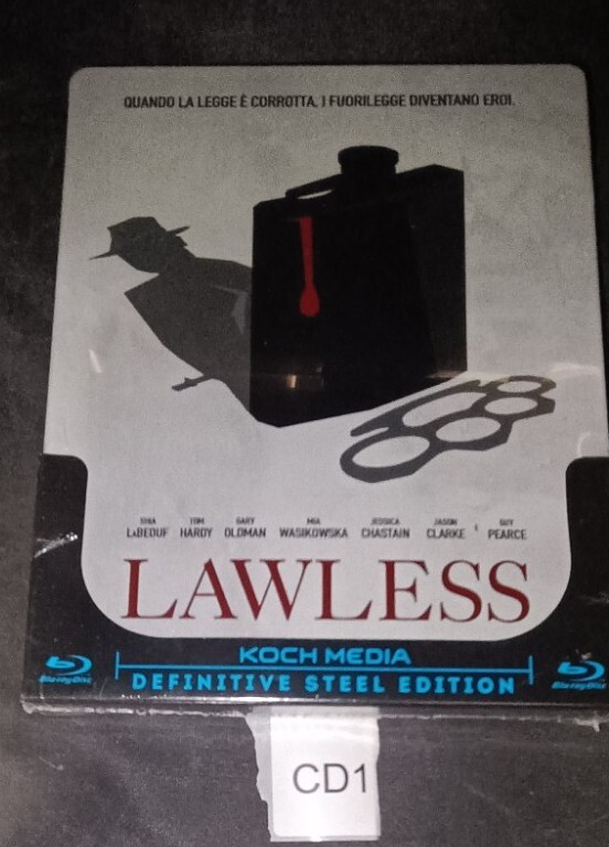 Lawless Steel Edition Blu-Ray Sealed Sigillato
