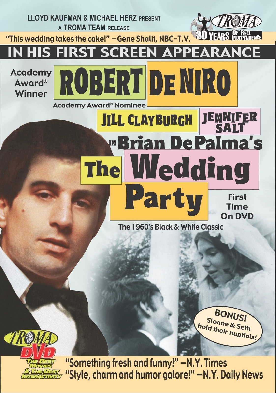 The Wedding Party (DVD) Robert DeNiro Jill Clayburgh Jennifer Salt