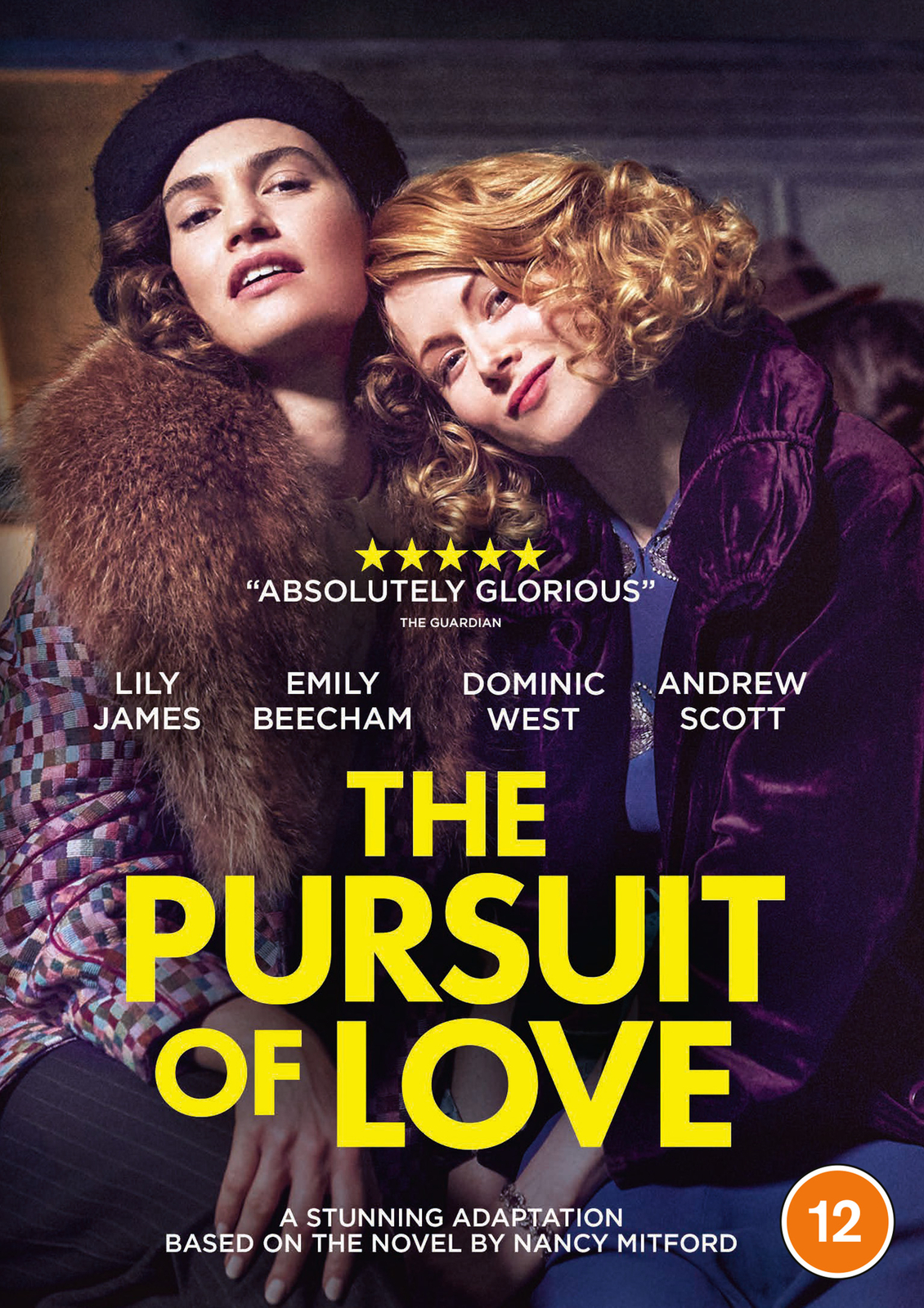 The Pursuit of Love (DVD) Emily Beecham Freddie Fox Shazad Latif Lily James