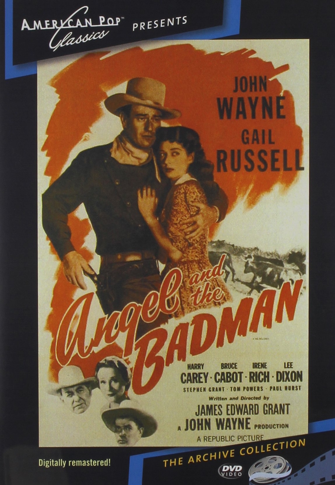 Angel and the Badman (DVD) Bruce Cabot Gail Russell Harry Carey John Wayne