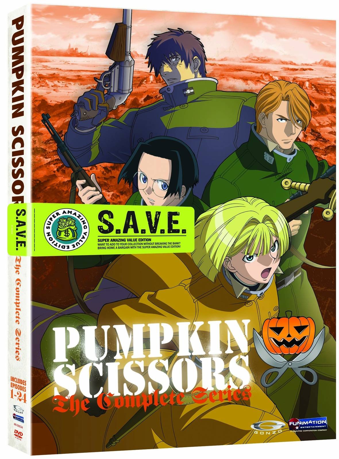 Pumpkin Scissors - The Complete Series S.A.V.E. (DVD) Adam Dudley Kaytha Coker