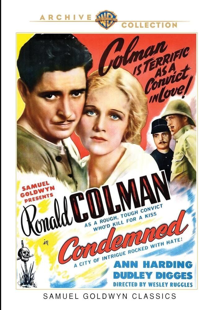 Condemned (DVD) Ann Harding Dudley Digges Louis Wolheim Ronald Colman