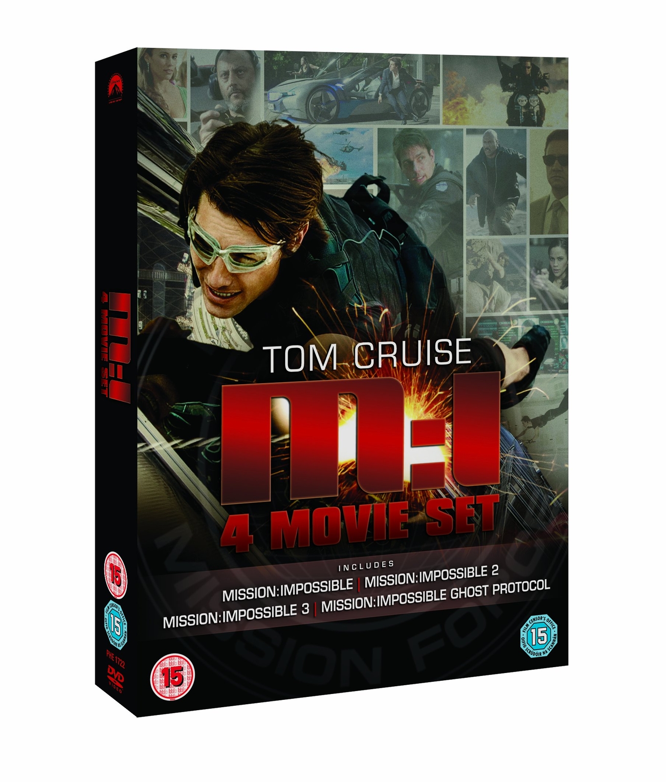 Mission Impossible: Quadrilogy (1-4 Box Set) (DVD) Tom Cruise Jeremy Renner