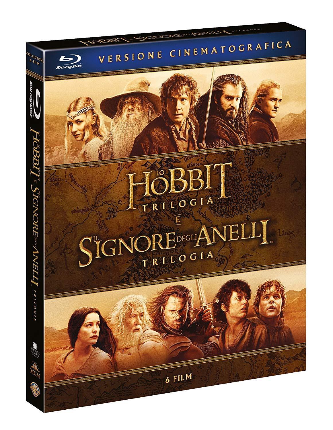 Lo Hobbit + Il Signore degli Anelli - Le Trilogie Cinematografiche (6 Blu-Ray)