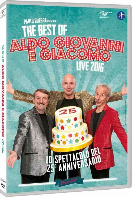 THE BEST OF ALDO GIOVANNI E GIACOMO - LIVE 2016  DVD