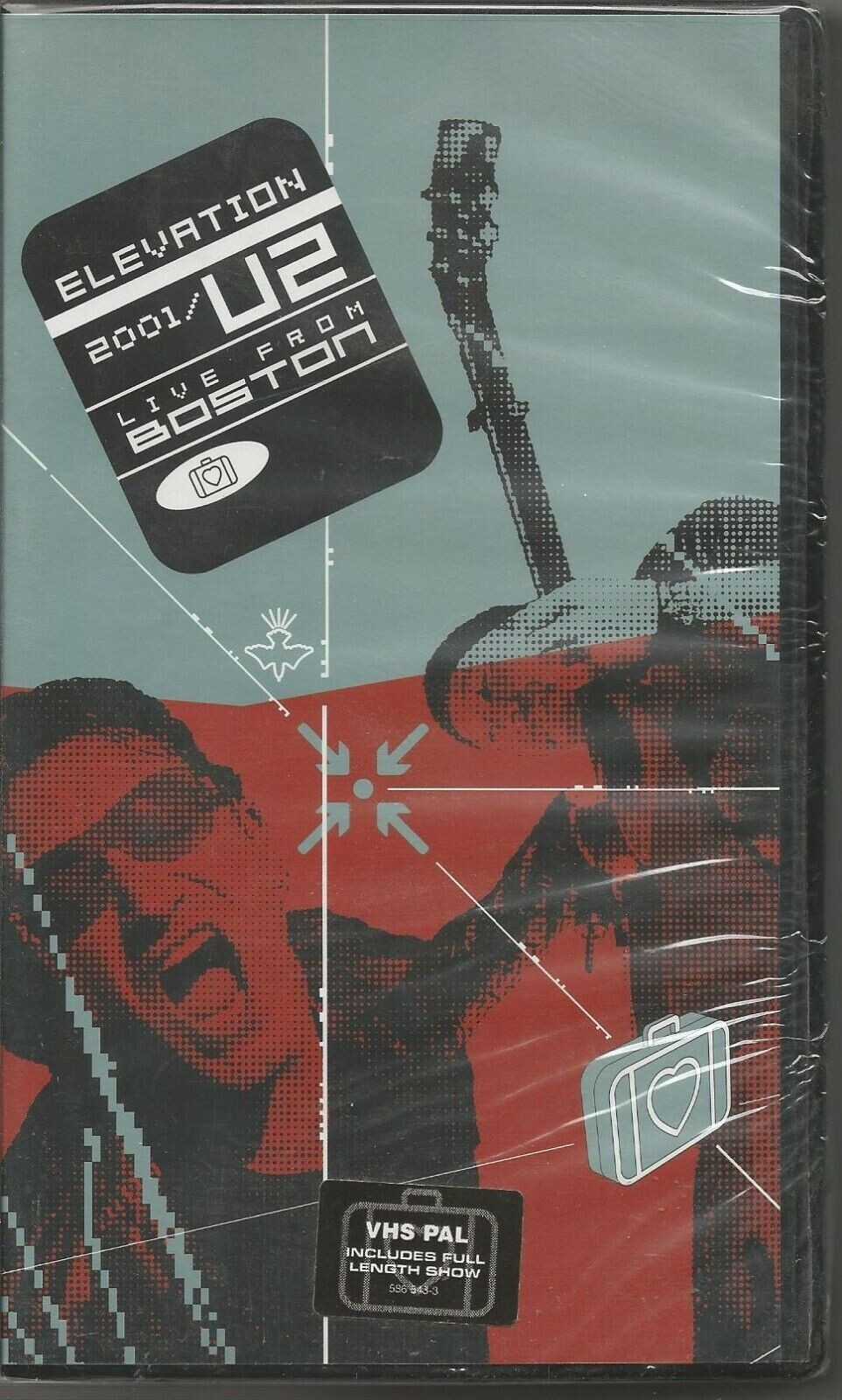 U2. Elevation 2001 - Live from Boston (2001) VHS,VIDEOCASSETTA SIGILLATA, SEALED