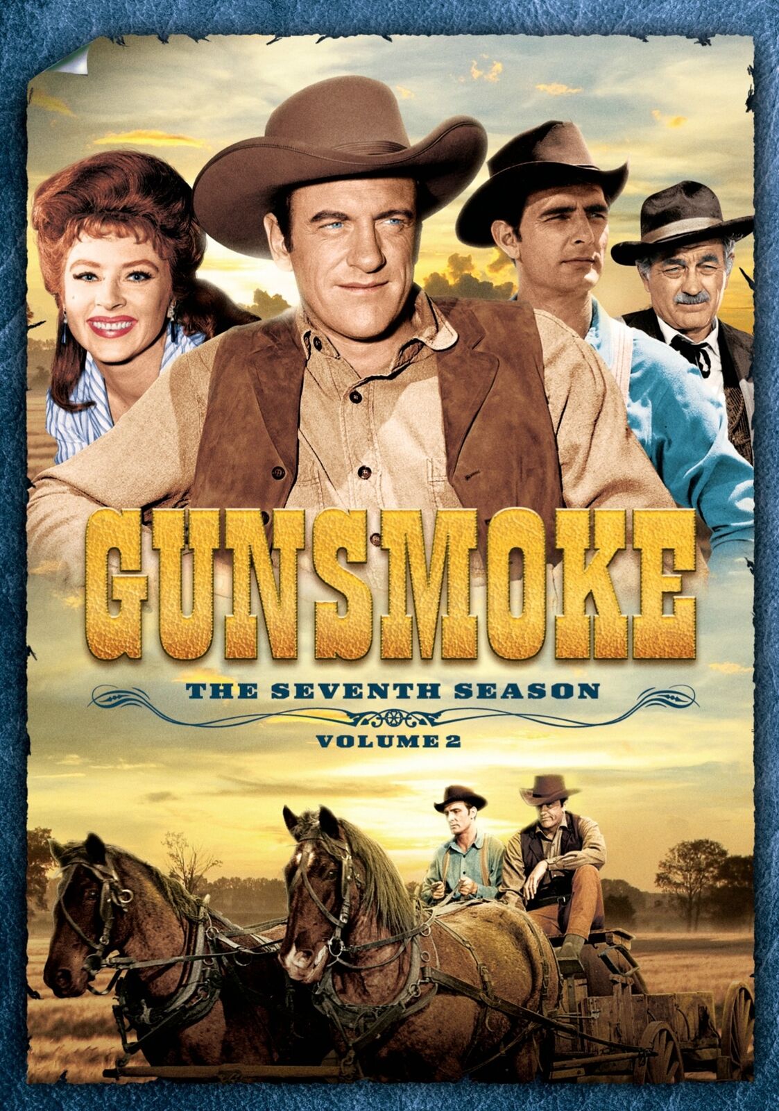 Gunsmoke: Season 7, Vol. 2 (DVD) James Arness Amanda Blake Milburn Stone