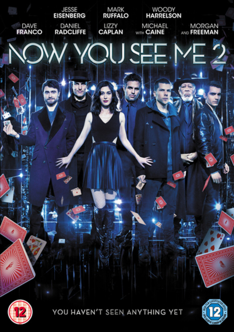Now You See Me 2 (DVD) Jesse Eisenberg Lizzy Caplan Jay Chou Henry Lloyd-Hughes