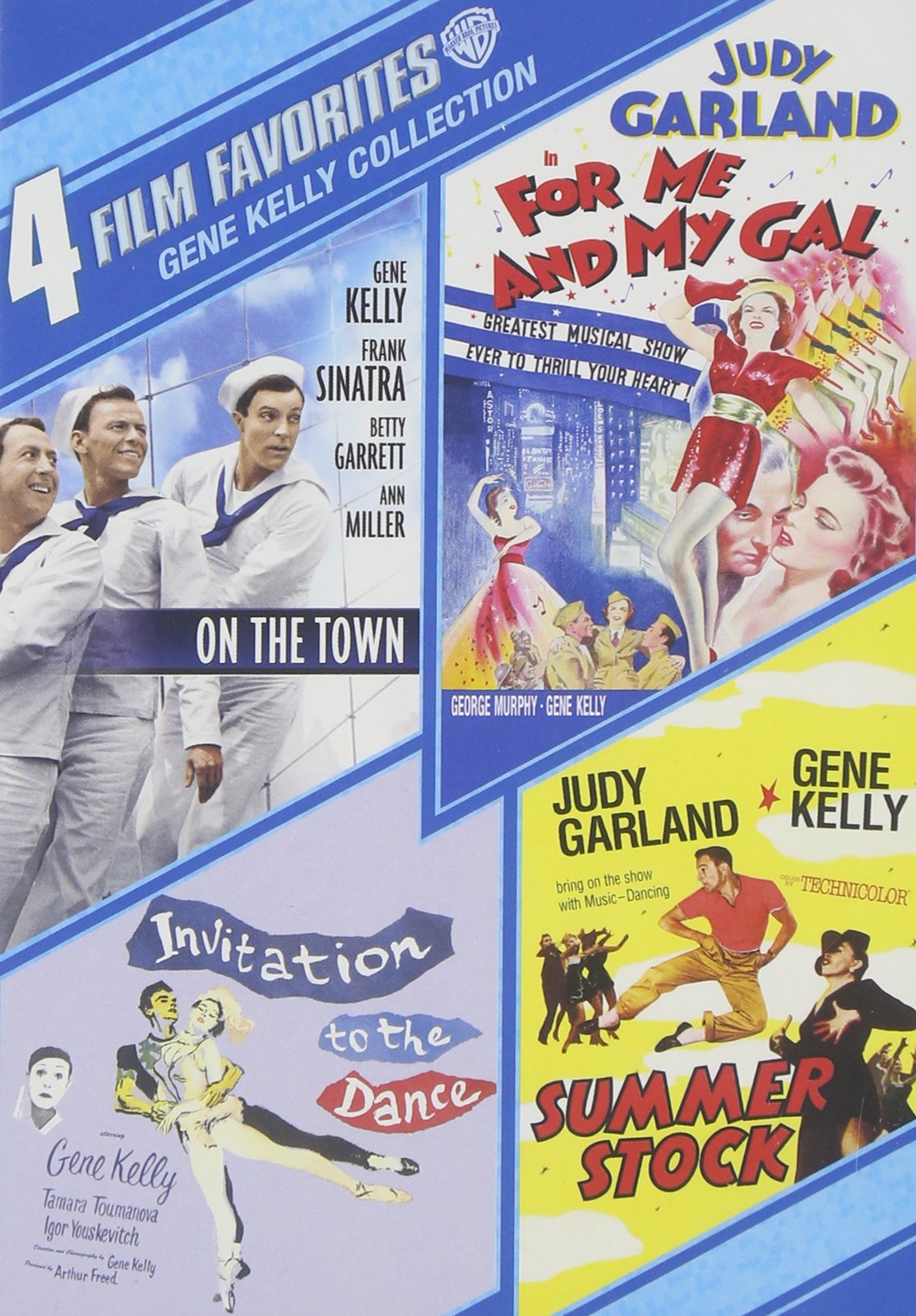 4 Film Favorites: Gene Kelly (For Me and My Gal, Invitation to the Dance ( (DVD)