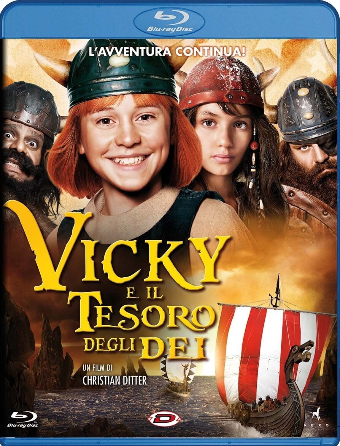 Blu-ray VICKY E IL TESORO DEGLI DEI VICKY IL VICHINGO nuovo sigillato 2011