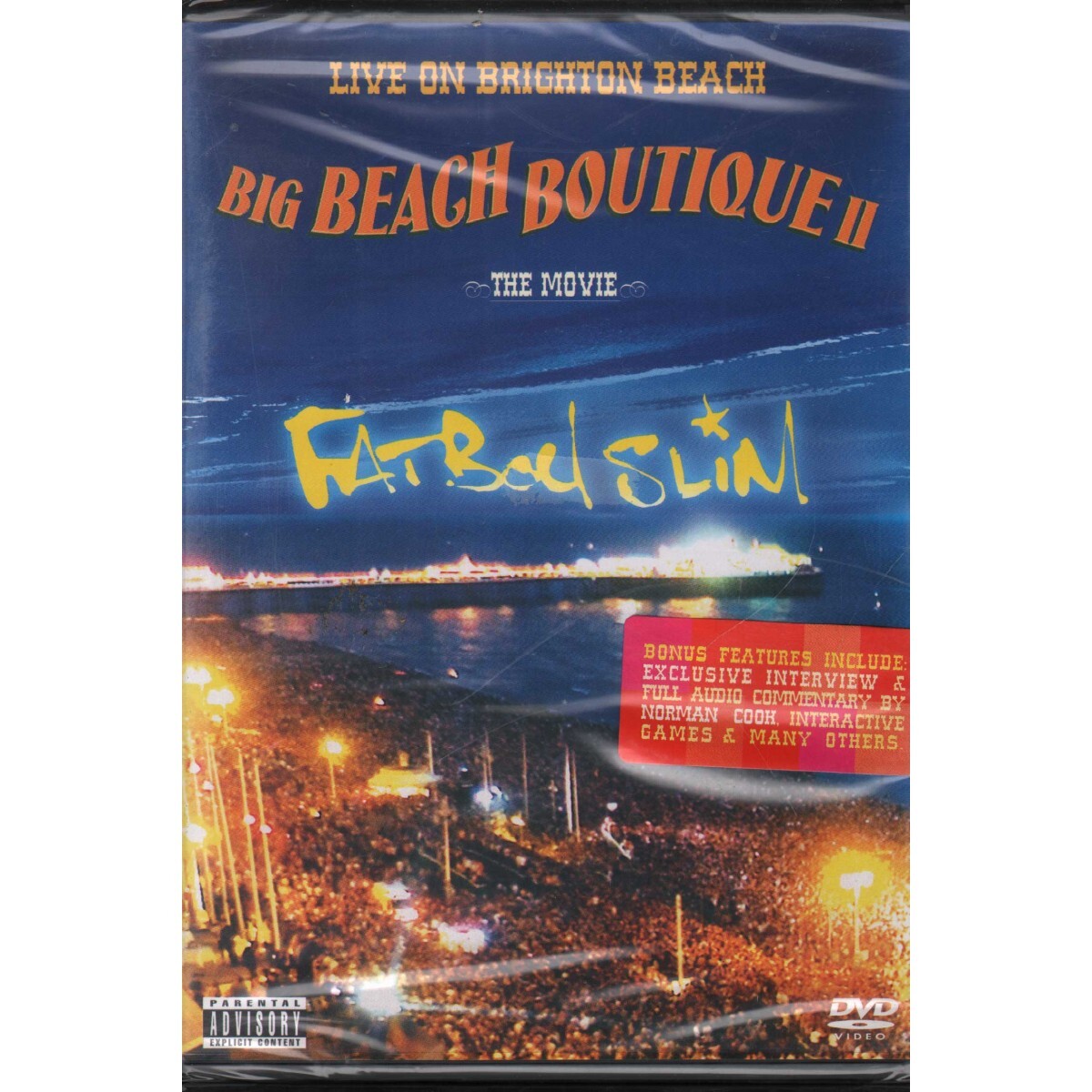 Fatboy Slim DVD Big Beach Boutique II - The Movie Eagle Vision – EREDV279 Sigill