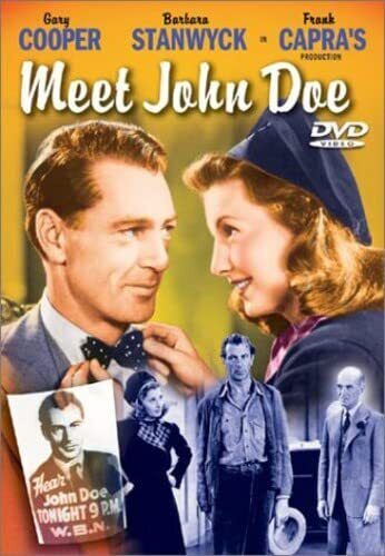Meet John Doe (DVD) Gary Cooper Barbara Stanwyck Edward Arnold Walter Brennan