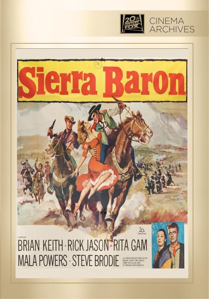 Sierra Baron (DVD) Brian Keith Lewis Allan Mala Powers Rick Jason Rita Gam