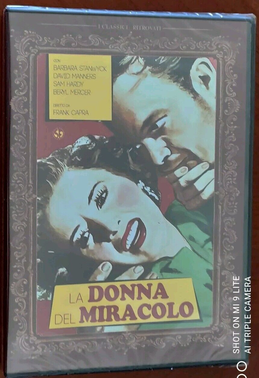 Dvd   LA DONNA DEL MIRACOLO   Frank Capra  Barbara Stanwyck   ****NUOVO