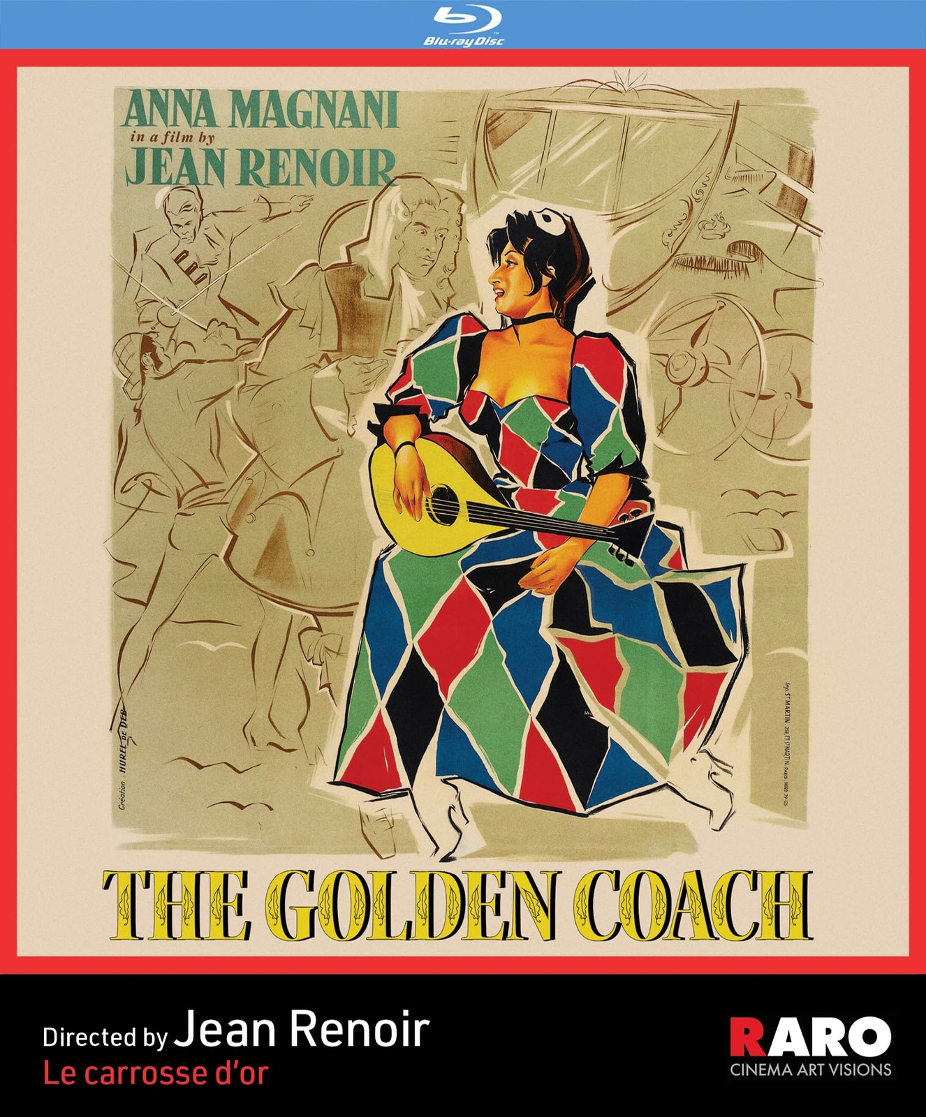 The Golden Coach (Blu-ray) Anna Magnani Odoardo Spadaro Nada Fiorelli