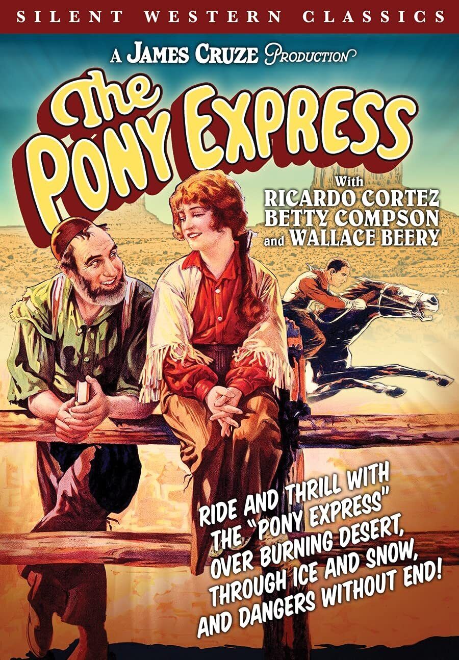 The Pony Express (Silent) (DVD) Wallace Beery Betty Compson George Bancroft