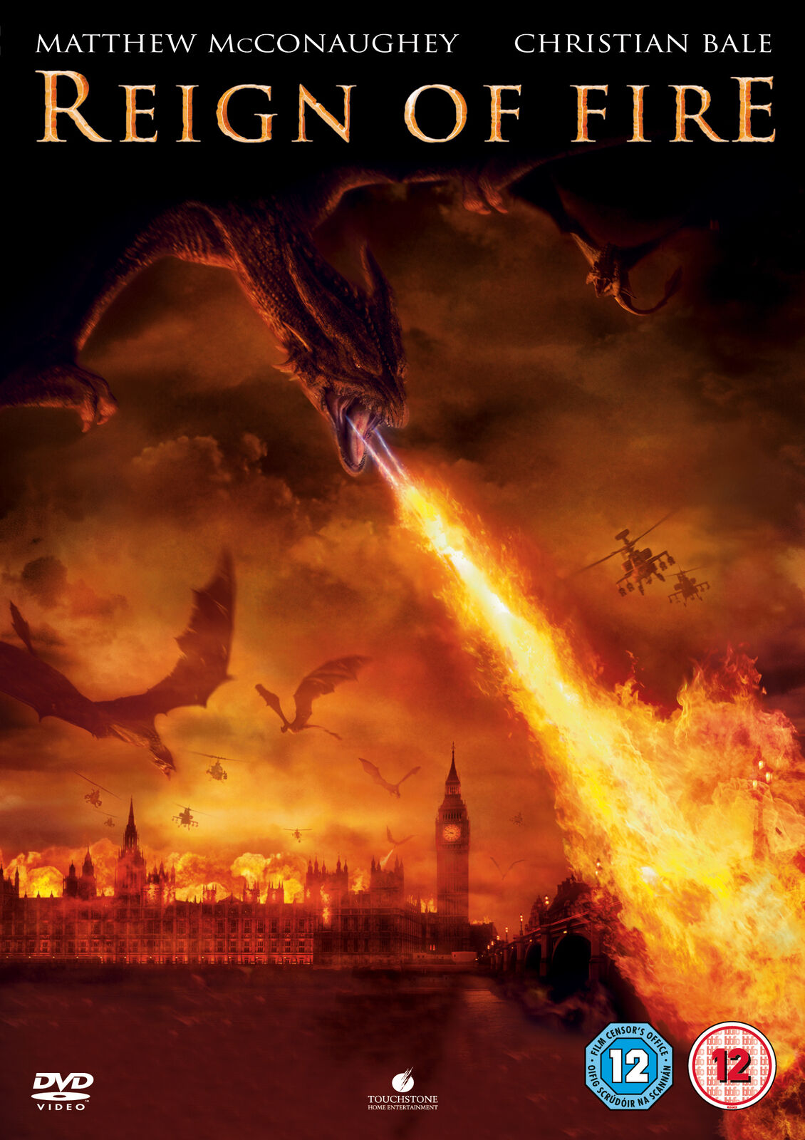 Reign Of Fire (DVD) Terence Maynard Rory Keenan Ned Dennehy Christian Bale