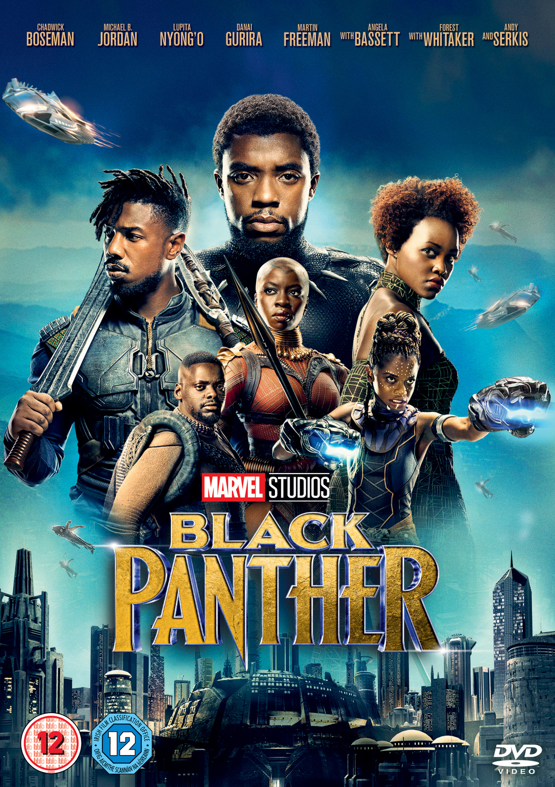 Black Panther (DVD) Forest Whitaker Daniel Kaluuya Letitia Wright Angela Bassett