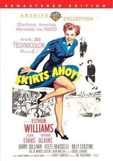 Skirts Ahoy! (DVD) Joan Evans Keefe Brasselle The De Marco Sisters Vivian Blaine