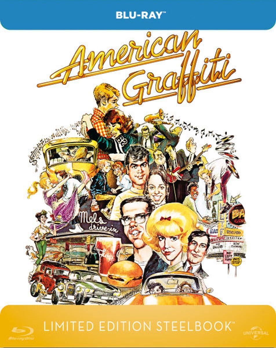 Blu-ray *** AMERICAN GRAFFITI - STEELBOOK *** Zavvi Exclusive Limited Edition