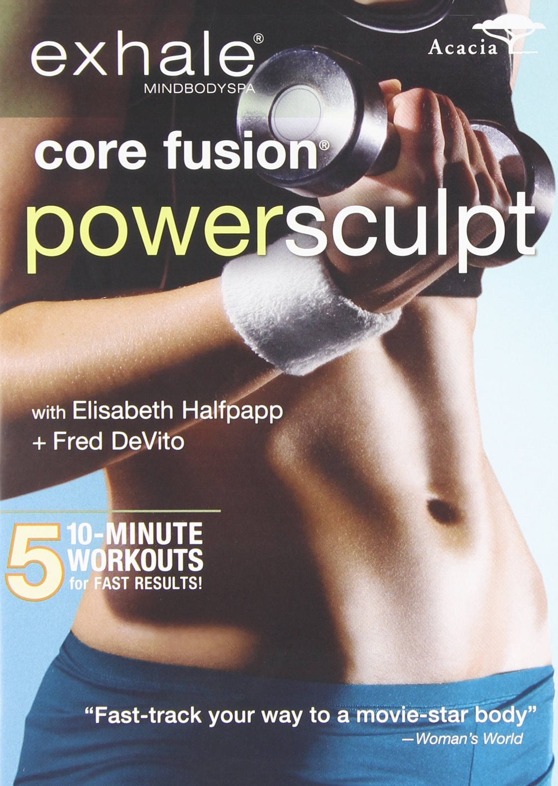 EXHALE: CORE FUSION POWER SCULPT (DVD) Halfpapp Elisabeth DeVito Fred Pin