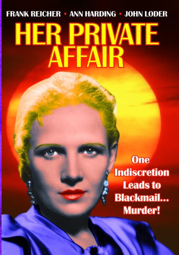 Her Private Affair (DVD) Ann Harding
