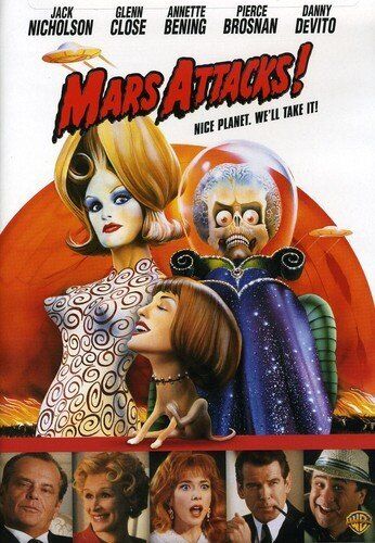 Mars Attacks! (DVD) Jack Nicholson Glenn Close Annette Bening Pierce Brosnan