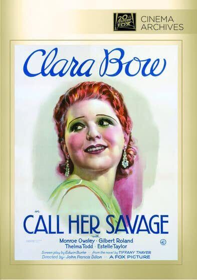 Call Her Savage (DVD) Clara Bow Estelle Taylor Gilbert Roland Monroe Owsley