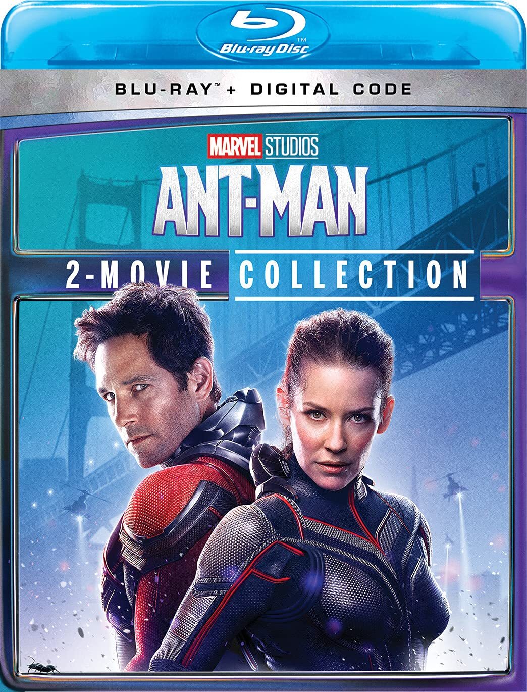 ANT-MAN 2-MOVIE COLLECTION (Blu-ray) Paul Rudd Evangeline Lilly Michael Douglas