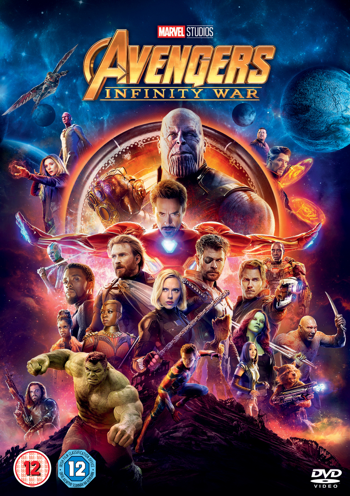 Avengers: Infinity War (DVD) Benedict Cumberbatch Tom Hiddleston Chris Pratt