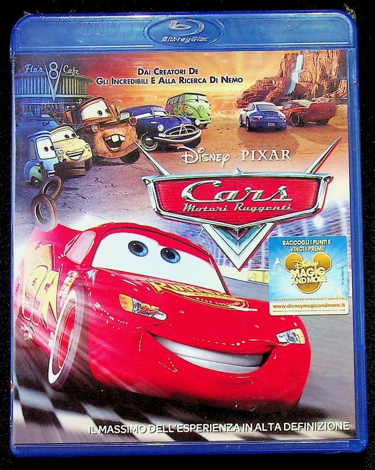 CARS Motori Ruggenti Blu Ray Disc Film Nuovo Sigillato Walt Disney