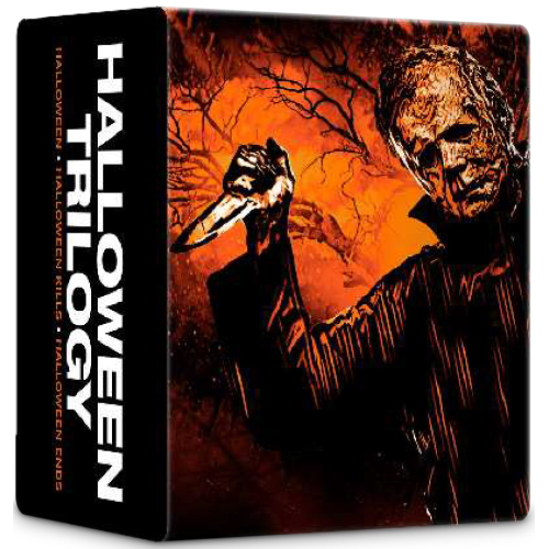 Halloween Trilogy Steelbook Library Case (3 4K Ultra Hd)  [Blu-Ray 4K Uhd Nuovo]