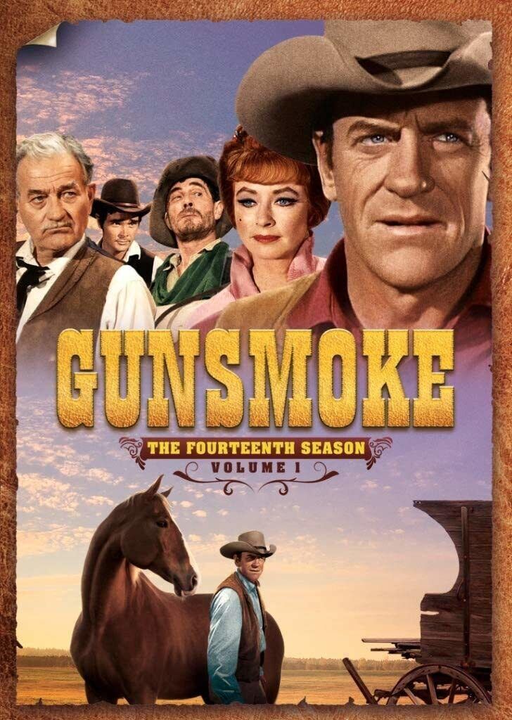 Gunsmoke: The Fourteenth Season, Volume One (DVD) James Arness Amanda Blake