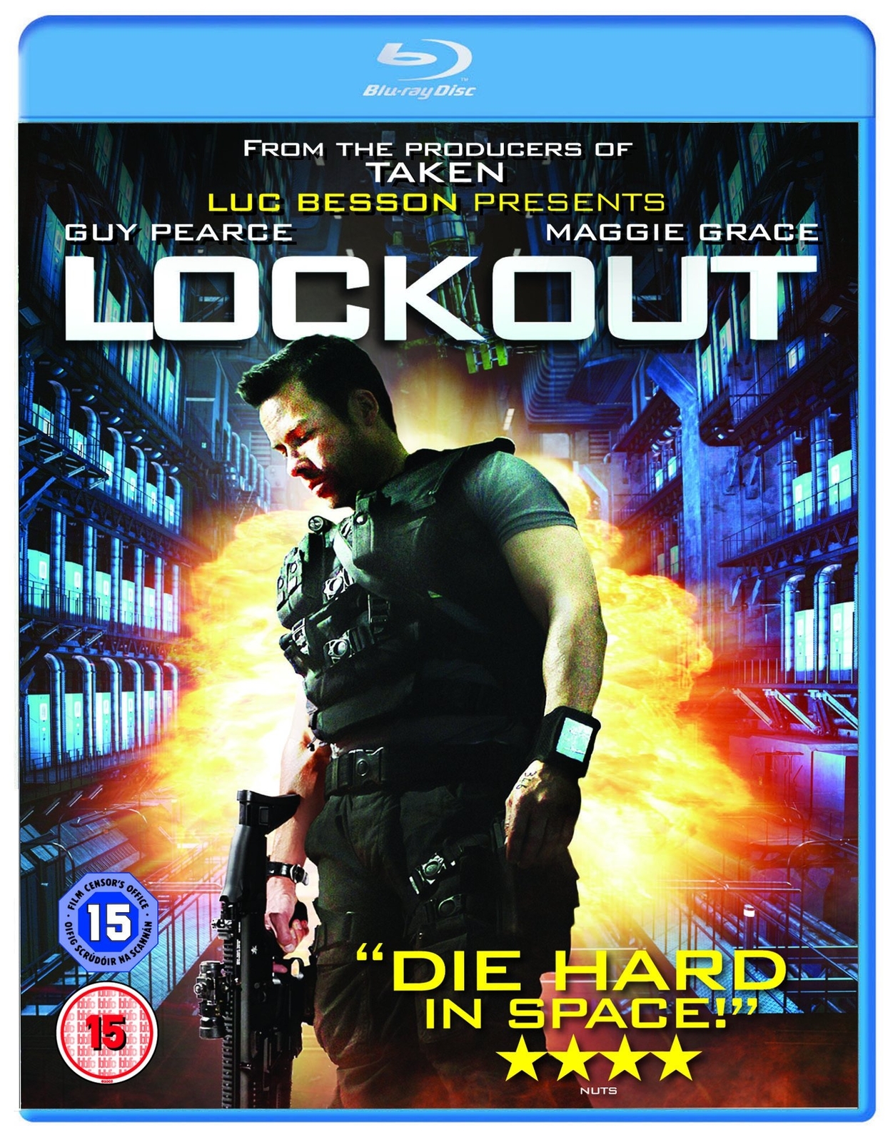 Lockout (Blu-ray) Guy Pearce Maggie Grace Peter Stormare Lennie James