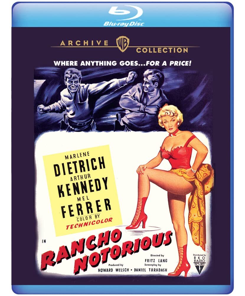 Rancho Notorious (1952) (Blu-ray) Arthur Kennedy Marlene Dietrich Mel Ferrer