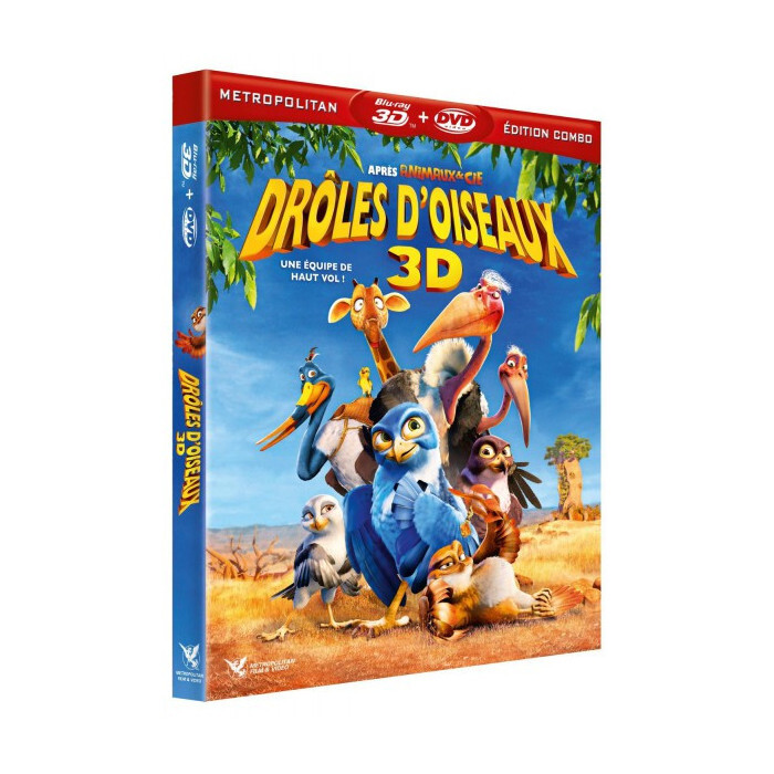Divertente Uccelli Combo Blu-Ray 3D + DVD IN Nuova