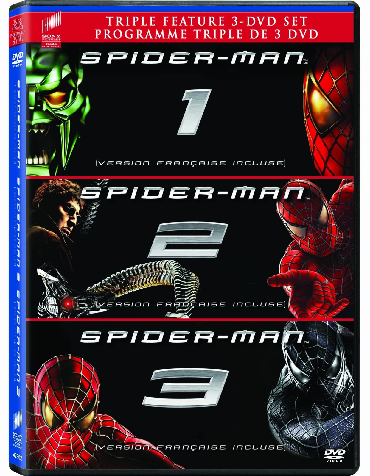 Spider-Man Triple Feature (Spider-Man / Spider-Man 2 / Spider-Man 3) (DVD)