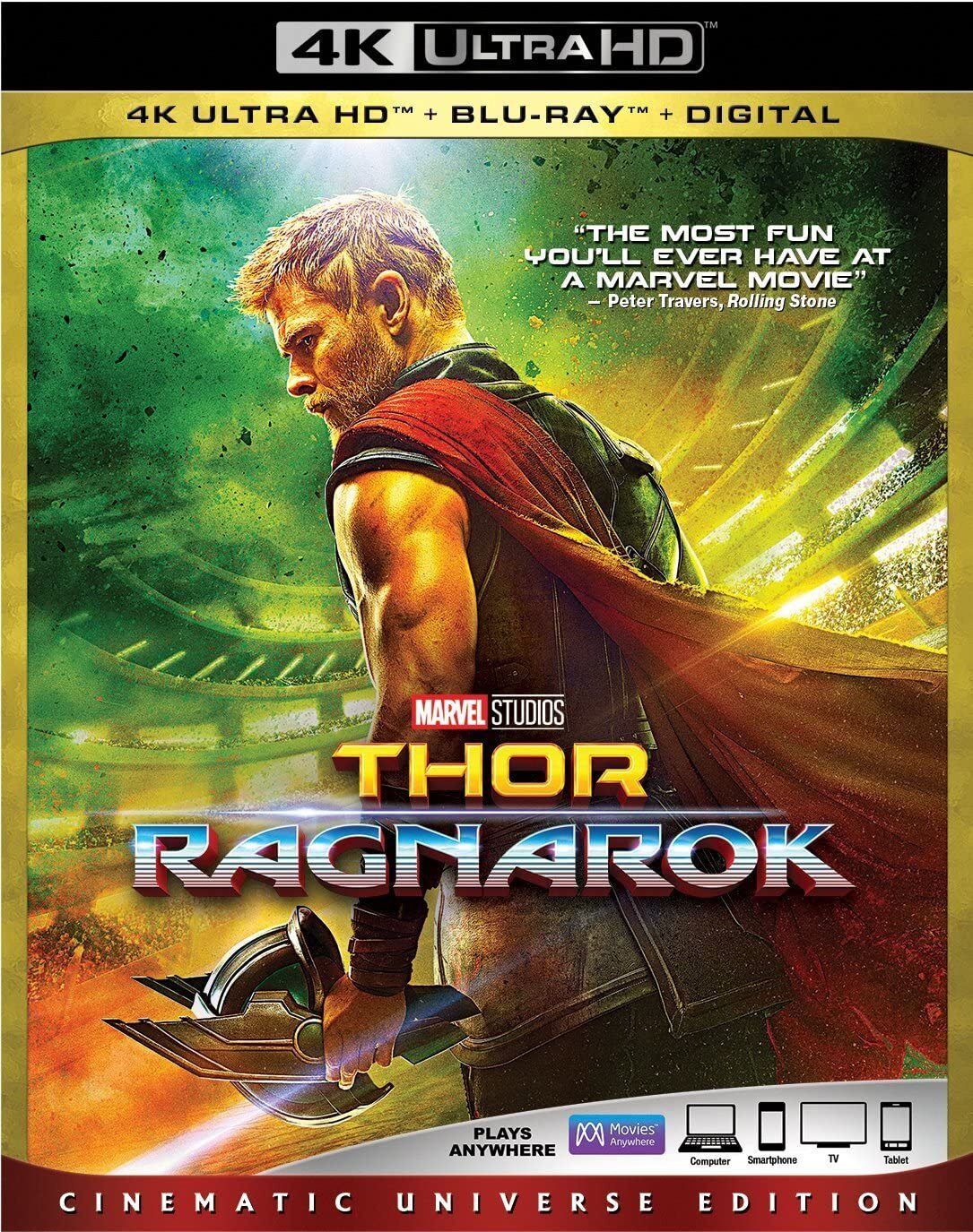 Thor: Ragnarok (Feature) (4K UHD Blu-ray) Chris Hemsworth Tom Hiddleston