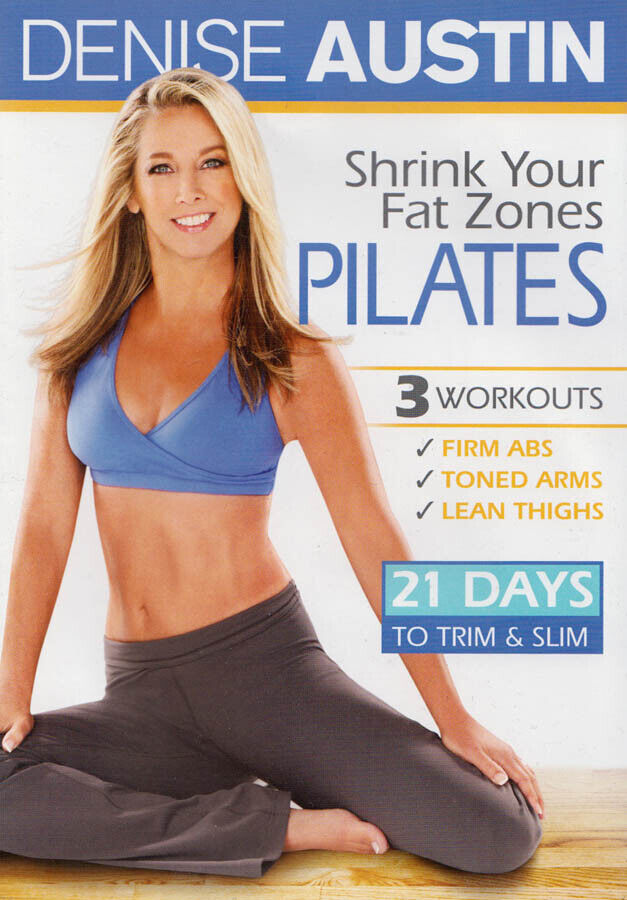 Denise Austin - Shrink Your Grasso Zone Pilates Nuovo DVD