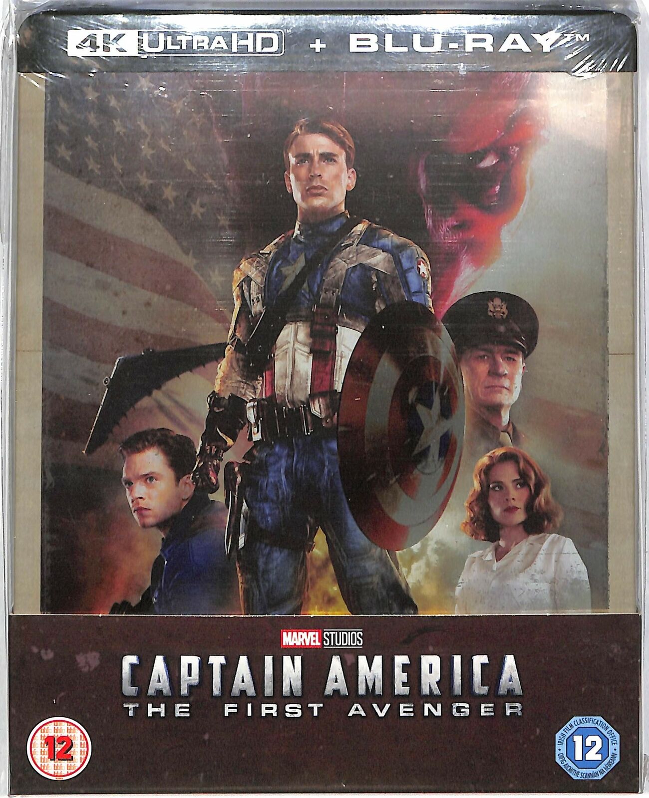 Captain America:The First Avenger [4K UHD, Blu Ray Steelbook]  BLURAY