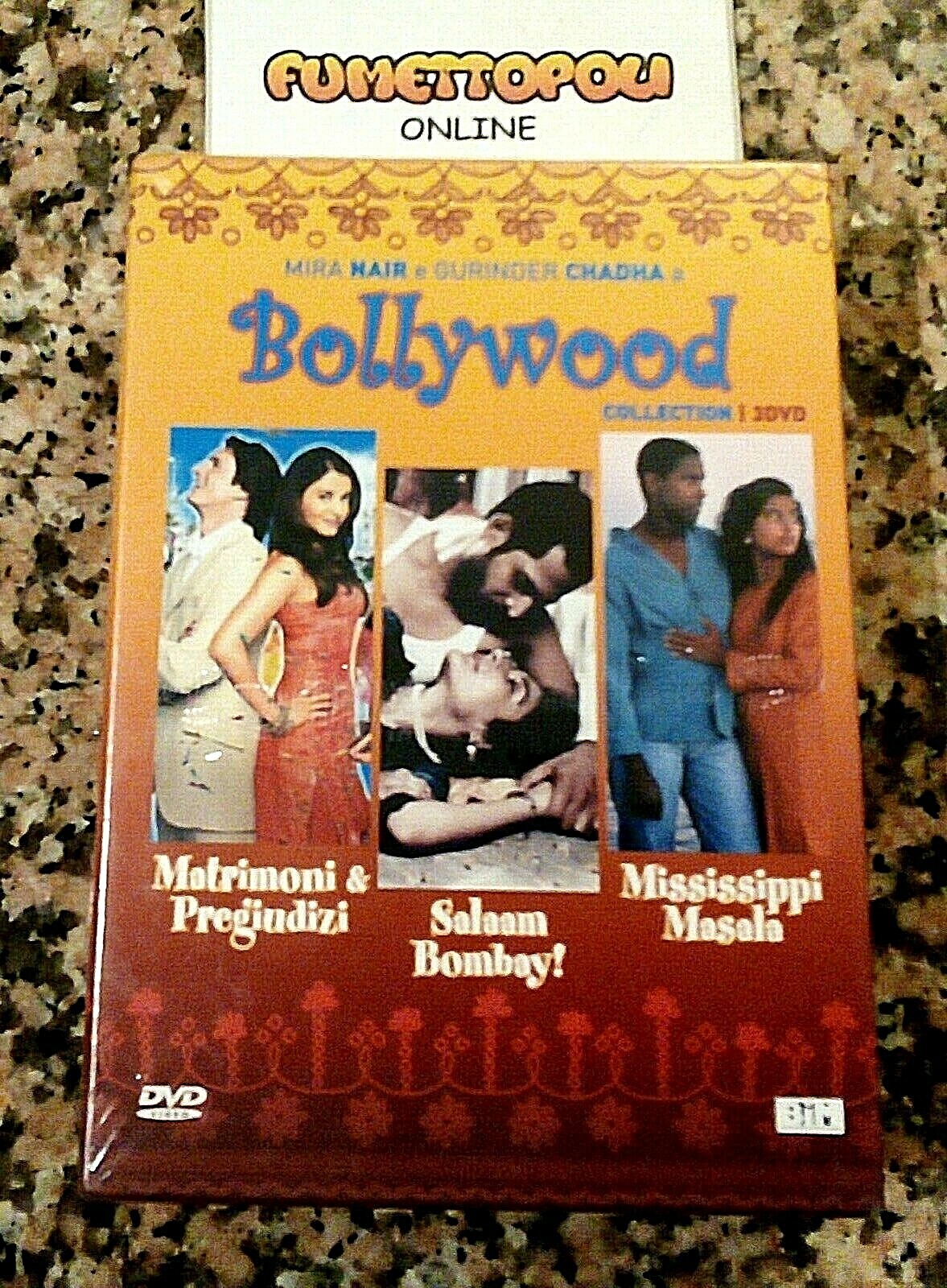 BOLLYWOOD Collection 3 DVD MATRIMONI & PREGIUDIZI SALAAM BOMBAY MISSISSIPPI SC48