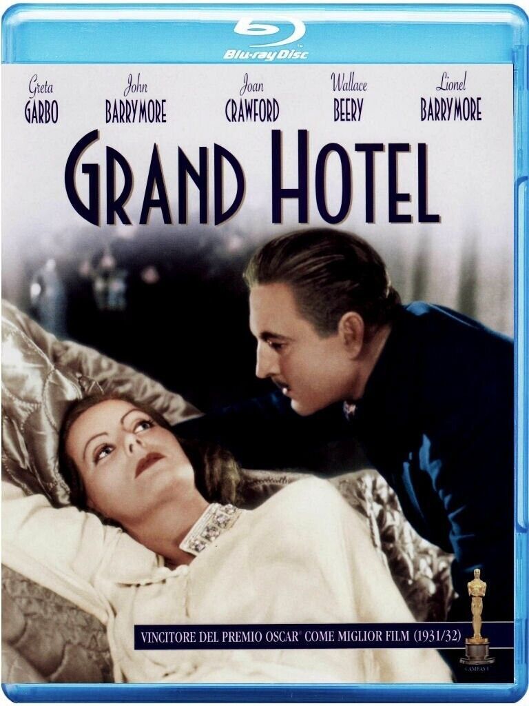 Blu-ray GRAND HOTEL con Greta Garbo Joan Crawford nuovo sigillato 1932