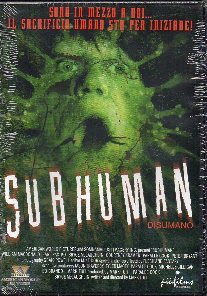 SUBHUMAN - DISUMANO - DVD (NUOVO SIGILLATO)