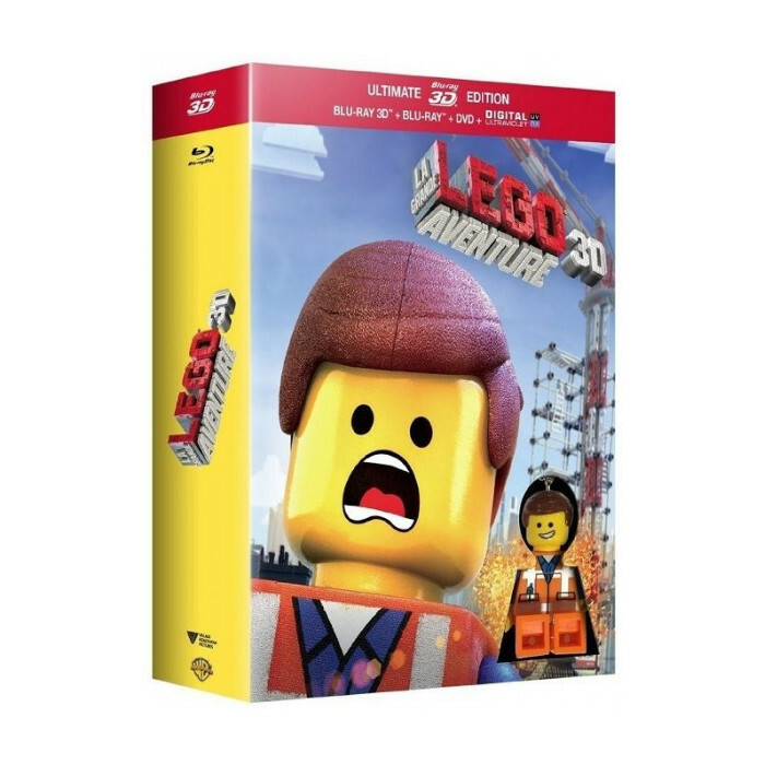 La Grande Avventura lego Blu-Ray 3D+Blu-Ray+DVD Nuova