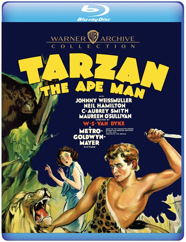 Tarzan the Ape Man (1932) (Blu-ray) Johnny Weissmuller Maureen O'Sullivan